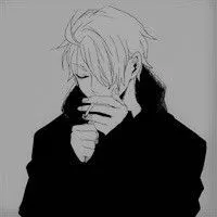 头像男动漫冷酷黑白吸烟【点击鼠标右键下载】