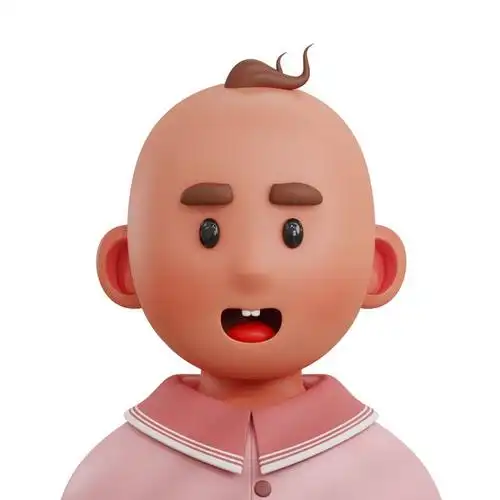 卡通人头3d模型