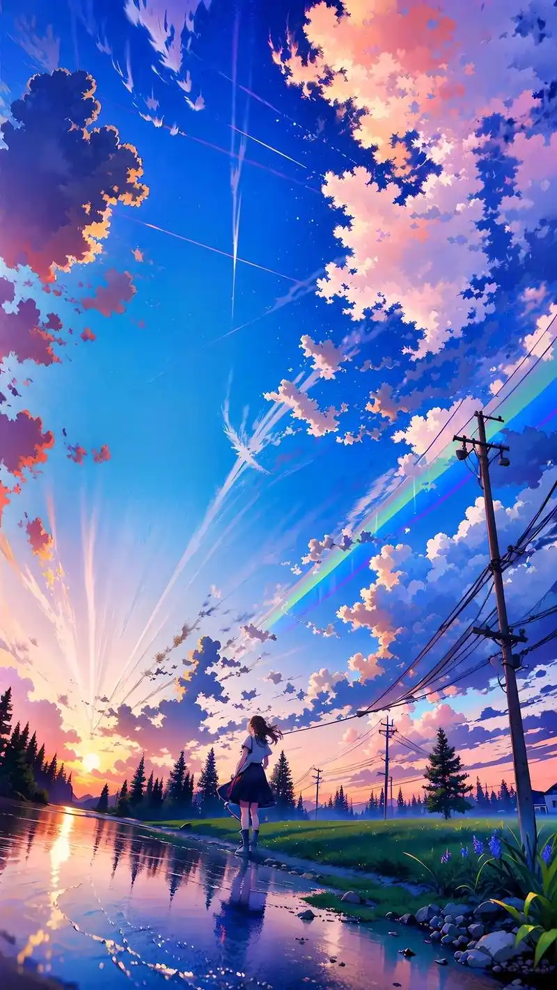 风也曾经吹向我.#二次元 #治愈系风景 #动漫 #宫崎骏 # - 抖音