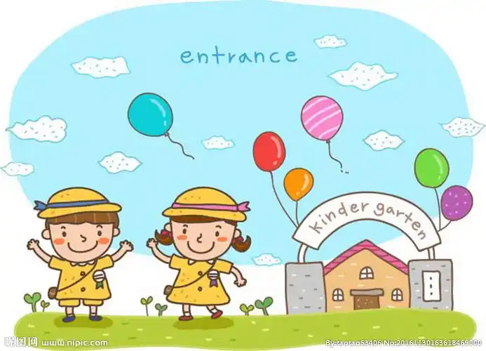 卡通幼儿园小学生素材图片
