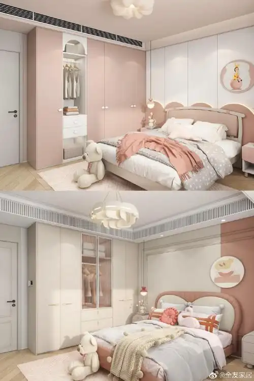 公主请留步0799,96粉色系卧室设计大pk两套卧室设计,请查看95