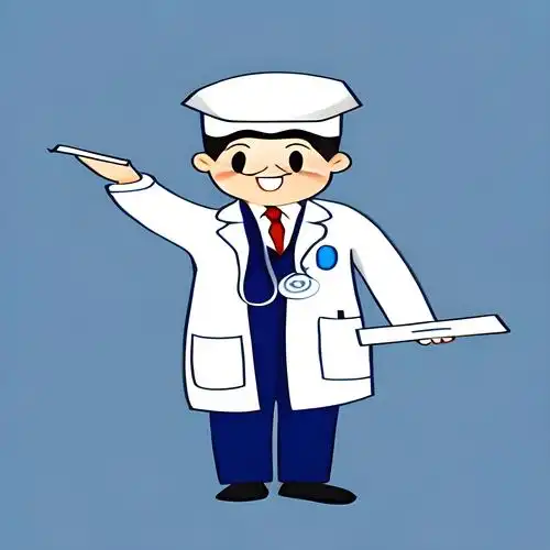 卡通医生简笔画