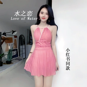 连身泳衣女款泡温泉泳衣女士游泳衣高级泳衣连体泳衣女2024新款