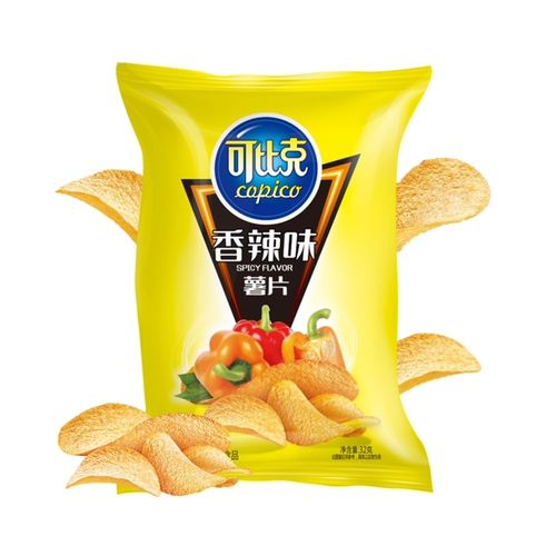 香辣味薯片32/袋 膨化小吃休闲办公宿舍小零达利园食品