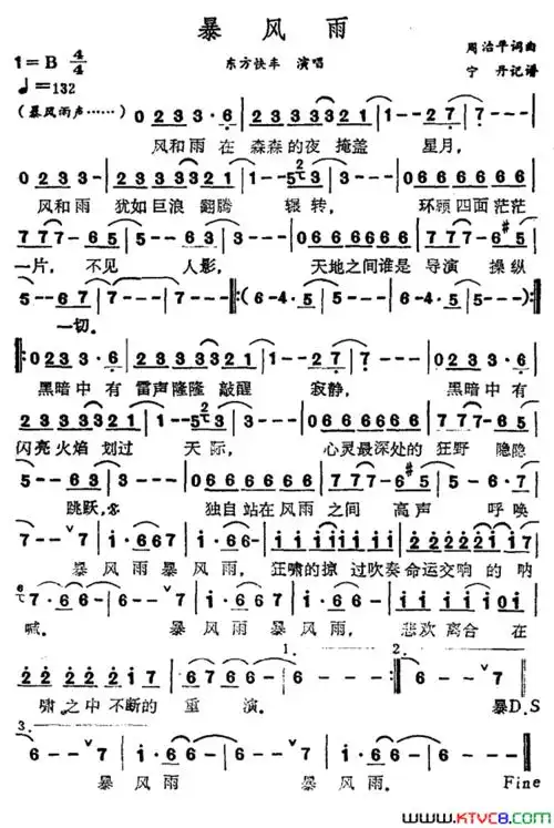(47)  (0)  (0)  (0) 温馨提示:在《暴风雨》简谱图片上点击鼠标