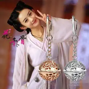 花千骨赵丽颖同款 span class=h>铃铛 /span>小挂件cos宫铃钥匙扣简约