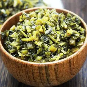 雪菜咸菜农家自制雪里红腌菜图片