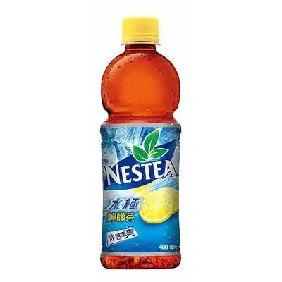 雀巢香港nestea冰极原味柠檬口味可选瓶装茶品480mlx5茶饮料 原价71.4