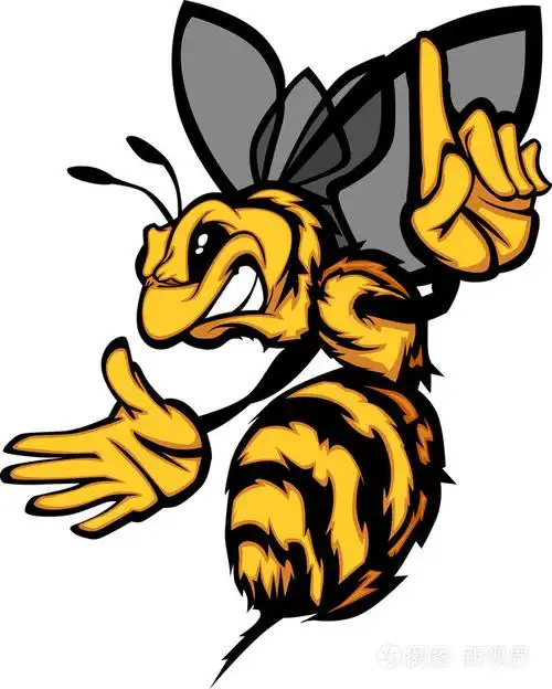 大黄蜂蜂黄蜂卡通矢量图像
