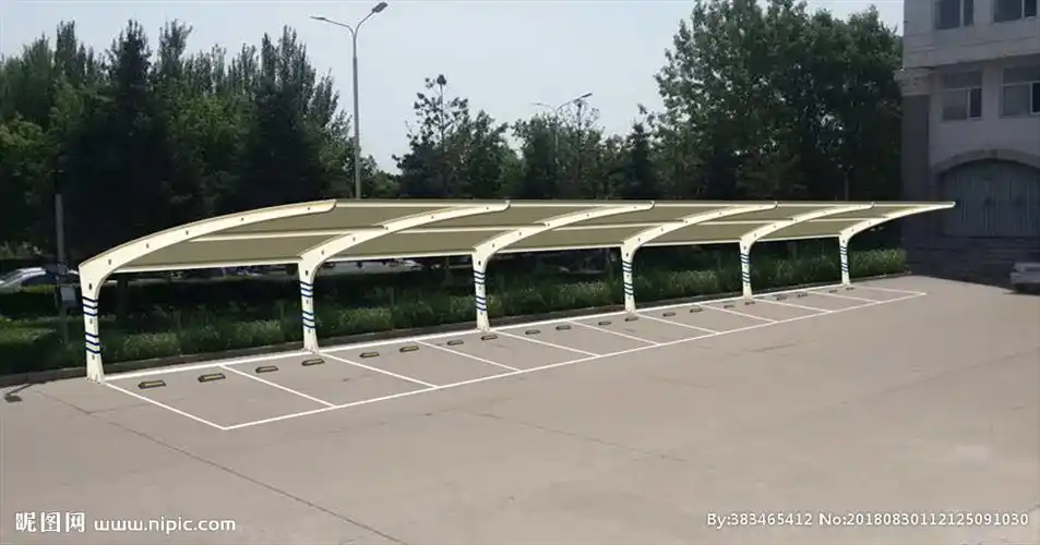 停车棚设计图__效果图_环境设计_设计图库_昵图网nipic.com
