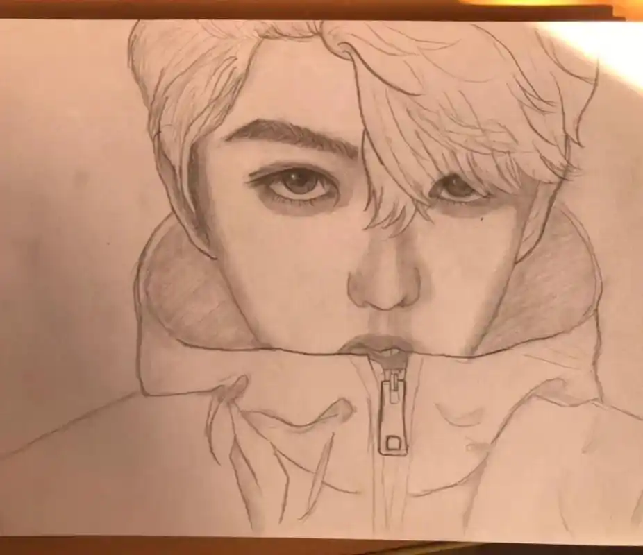 蔡徐坤绘画画的一些坤哥