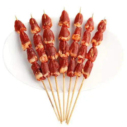 烤客小厨烧烤食材半成品鸡心串6串/包冷冻新鲜户外烧烤肉串鸡肉串