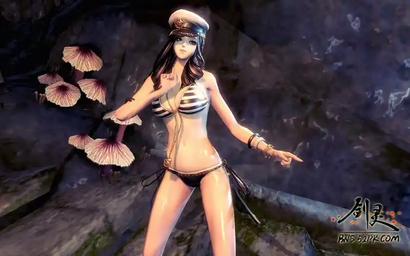 游戏截图 泳装 美女图片 海边恋人 剑灵 新闻资讯 > 海边恋人泳装美女