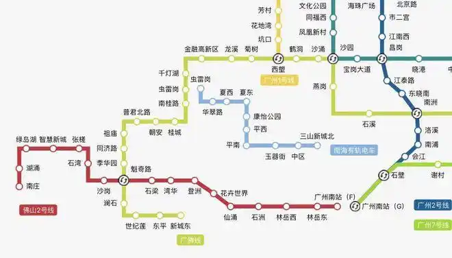 目前,佛山地铁app已上线了全新的广佛地铁线路图,除了广佛线,佛山市内