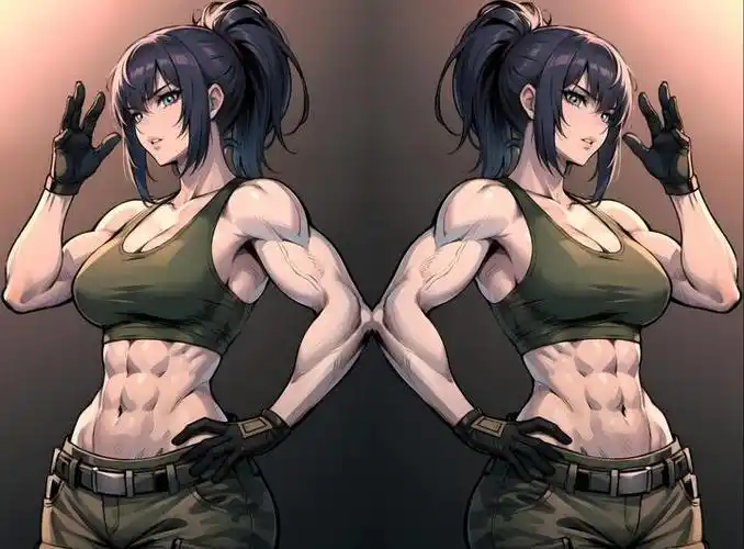 上点小清新的筋肉娘漫画!放个逼假还要三天两头补班!