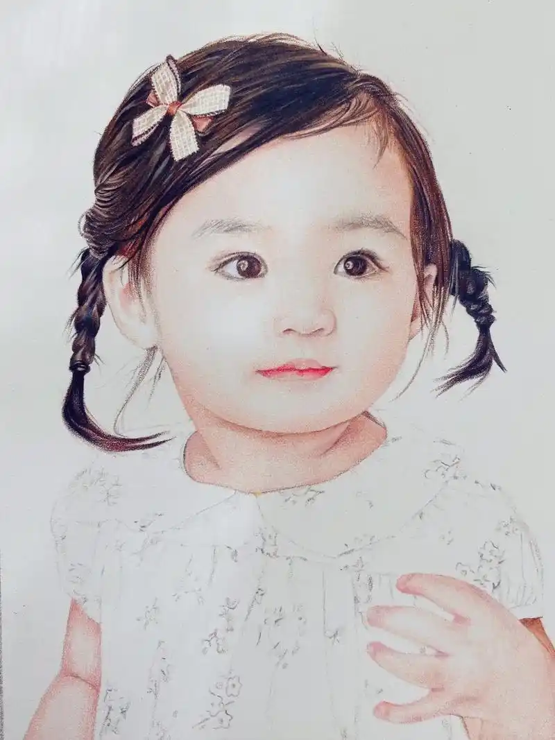 彩铅 #画画 #人物肖像 #手 - 抖音