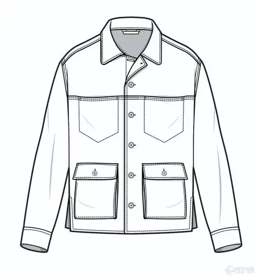 [款式图] 10月20日夹克款式图