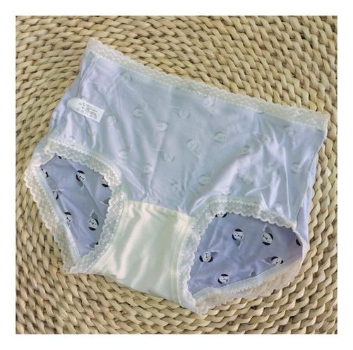 莎奴亚女生三角内裤不夹臀莫代尔棉舒适中高腰蕾丝边女小平角裤