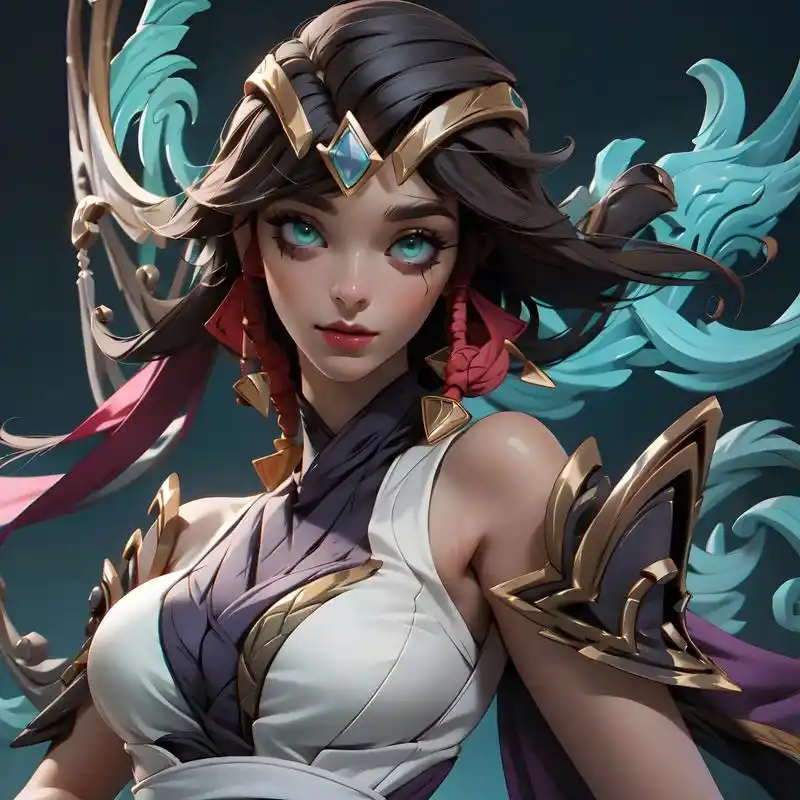 英雄联盟.扇子妈#stablediffusion #lol  - 抖音