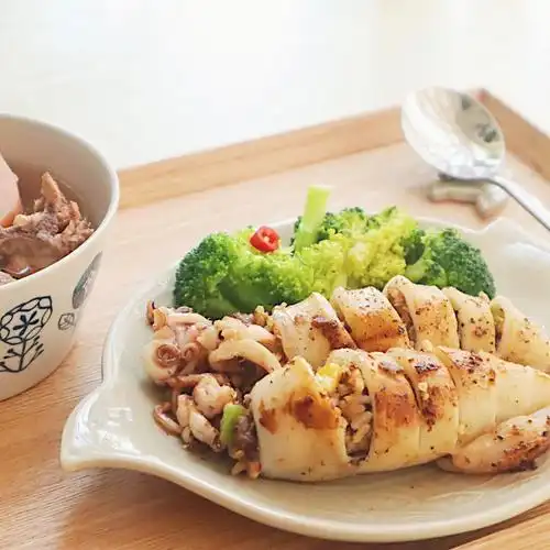 925晚餐鱿鱼09包饭