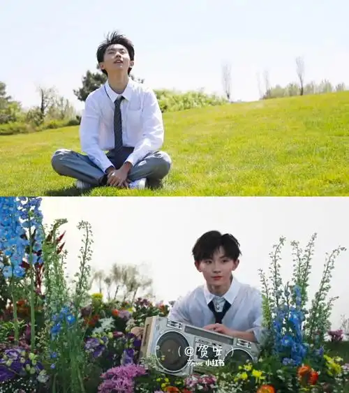 物料 少年与花 自截图#tnt时代少年团  #马嘉祺  #丁程鑫