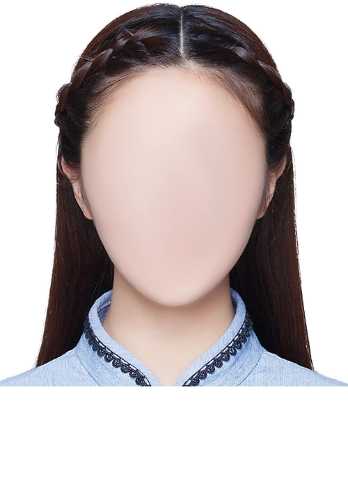 证件照素材五官眉毛素材五官素材0头发女