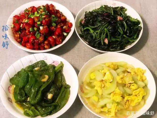 我家的晚餐,四个菜配个甜汤,一个小时搞定,老公和孩子直夸好吃