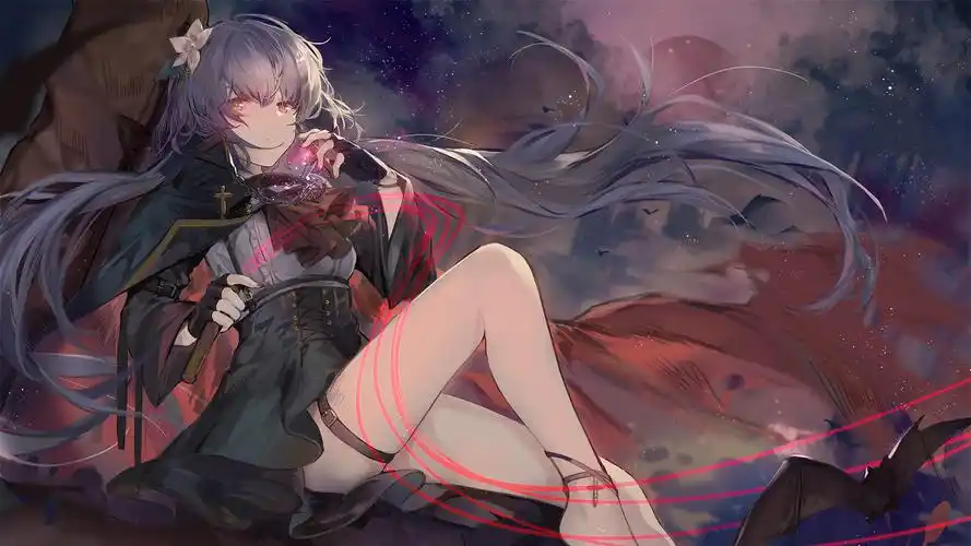 动漫美女唯美电脑桌面壁纸.一组cco梦幻好看二次元电脑图片壁纸,希望