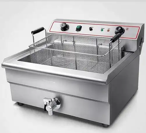 商用电炸炉 电炸锅30l 6kw 油炸锅超大容量炸鸡排机 炸炉