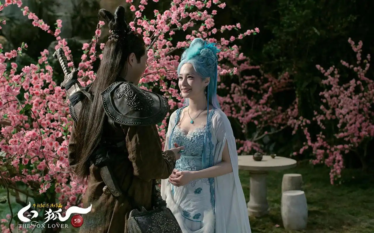 3d魔幻白狐剧照宽屏电脑壁纸