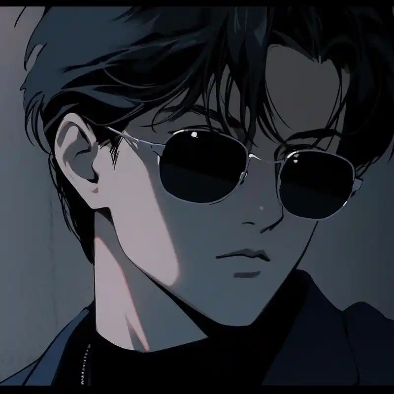 墨镜一带谁也不爱|帅气的男生头像 今日语录:好看的皮囊千篇一律,可爱