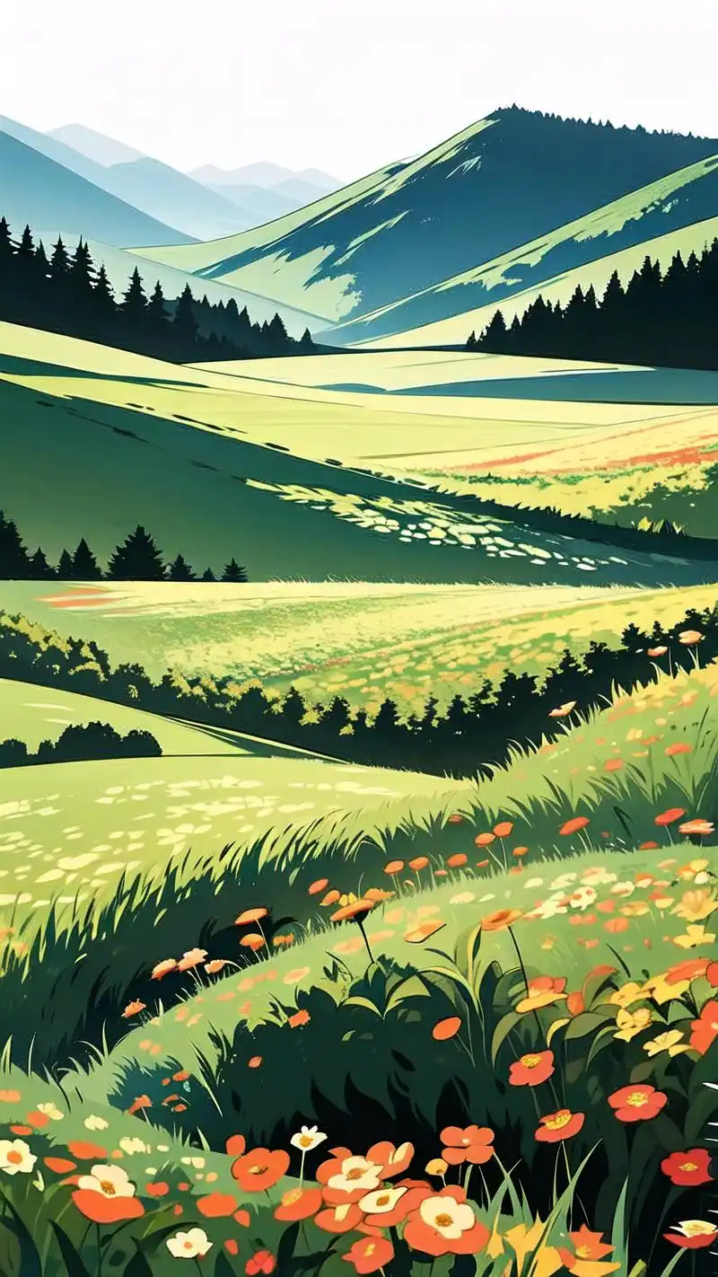 918k超清草丛壁纸,给手机换个新装95