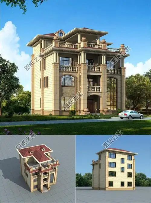 三层半自建房外观图精致细腻每个人的秘密花园