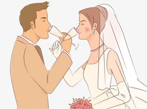 喝交杯酒结婚