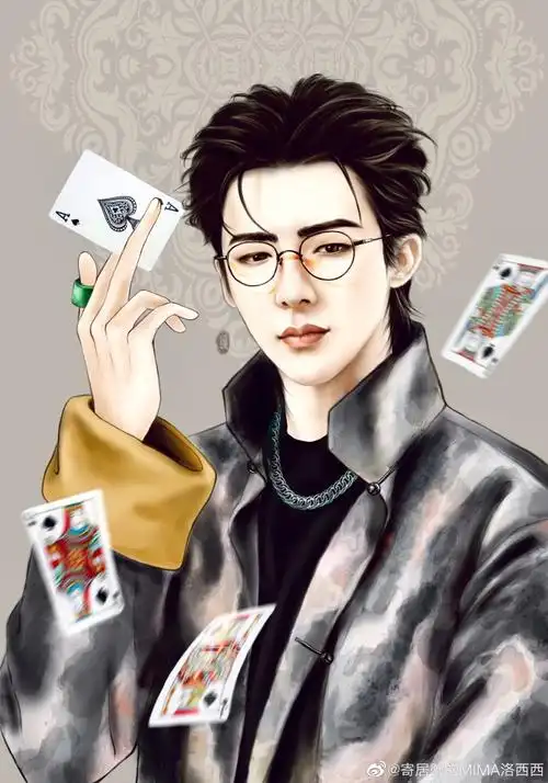 画给我心爱的刘先生@摩登兄弟刘宇宁(均为原创手绘作品,p2玻璃心素材