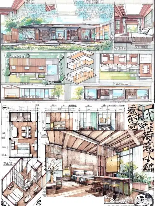 快题设计——民宿(组图)
