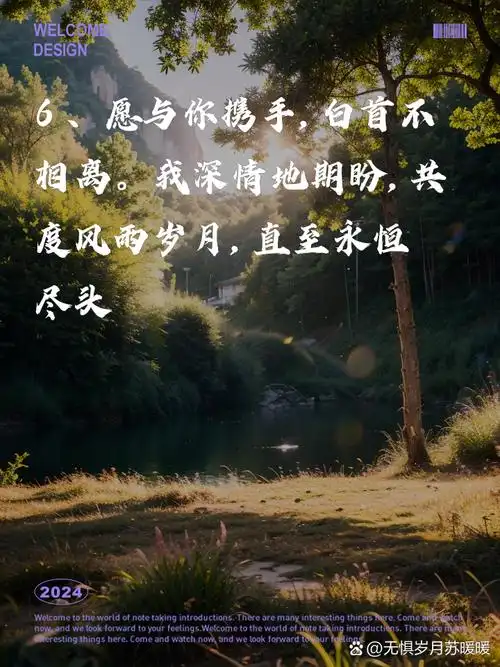 白首不相离,唯美句子暖心间