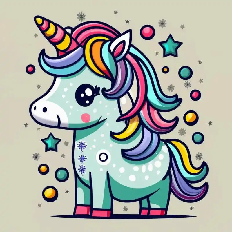 ai头像系列03:独角兽主题.最新ai作品分享,转评赞私原图 - 抖音