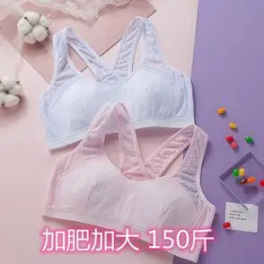 女童内衣发育期小学生小背心女纯棉10薄款13岁文胸加肥加大防凸点
