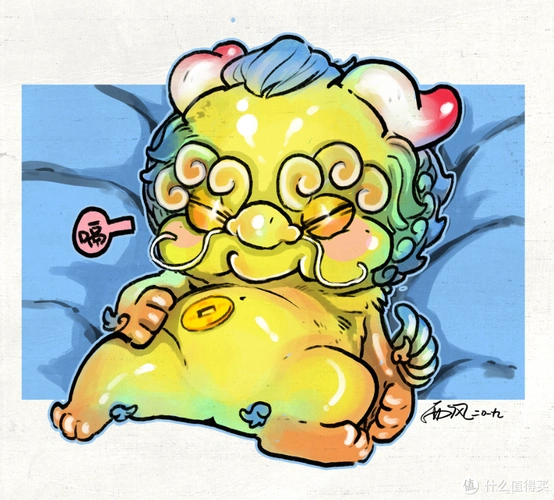 塑料小人日常篇四十六国宝萌化开天趴趴貔貅手办