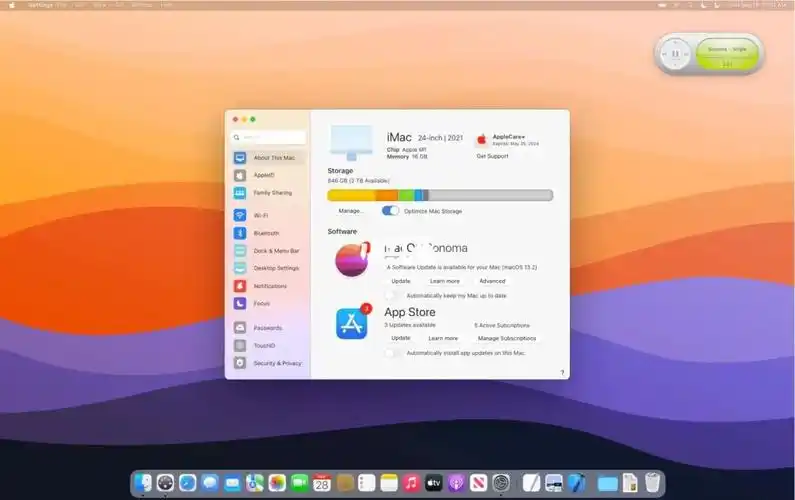 wwdc22新macos系统界面风格截图曝光