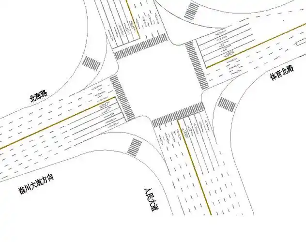人民大道与北海路交叉路口交通信号灯配时优化