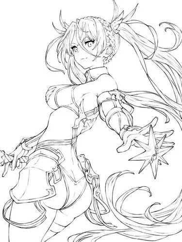 原画丨绘画丨插画线稿丨画师:草野シンタ