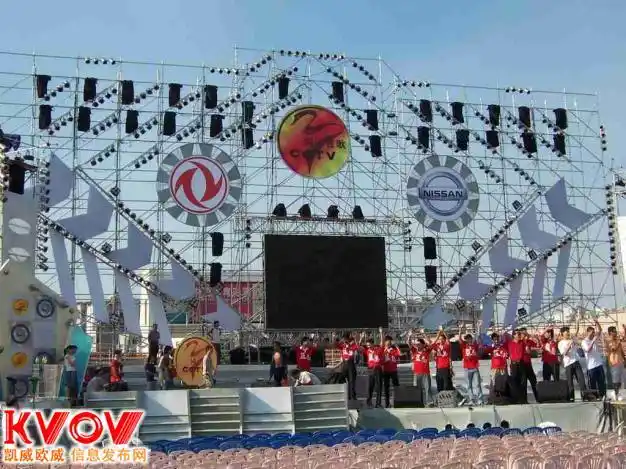 z长沙桁架搭建 舞台桁架布置 音响灯光舞台出租