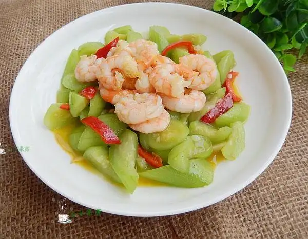 丝瓜炒虾仁怎么做