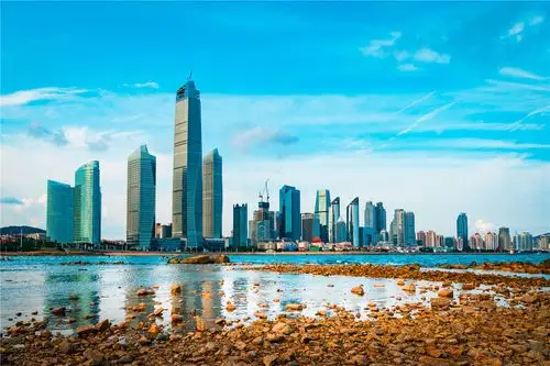 美丽的青岛海景