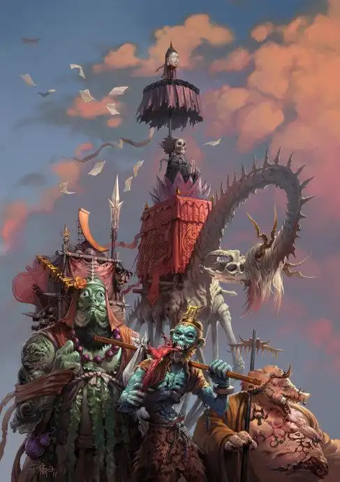 求冯伟暗黑西游记 里的所有的原图