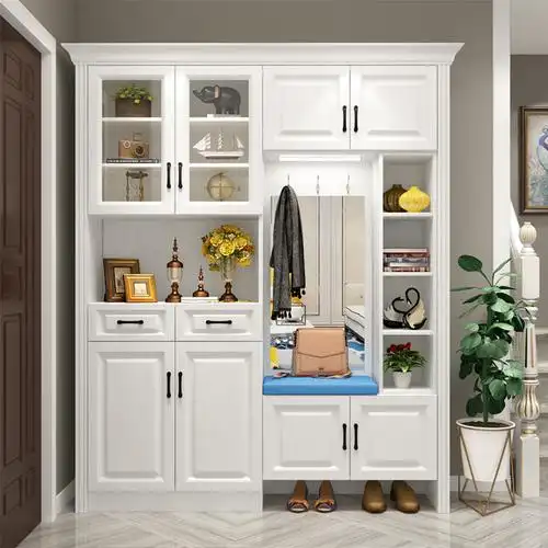 鞋柜定制玄关简约现代门厅家用门口入户整体鞋柜