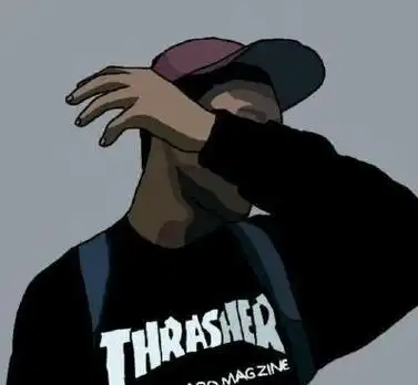 抖音花式遮脸潮图头像下载