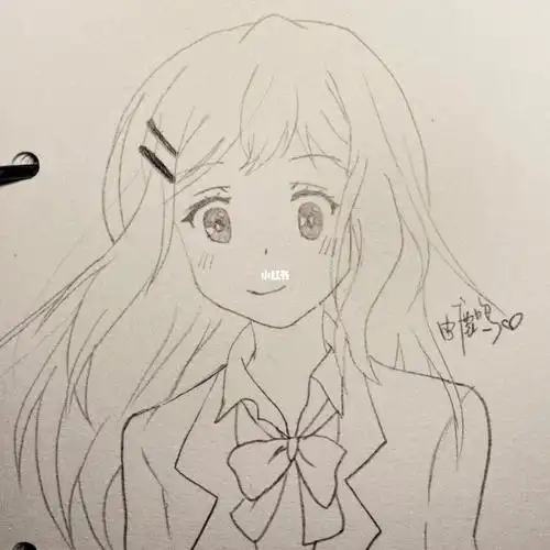 一起画画动漫人物附过程